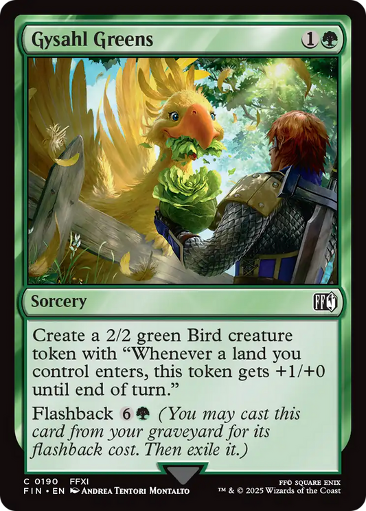 Gysahl Greens (FIN-470) - FINAL FANTASY Foil