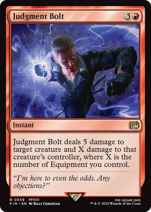 Judgment Bolt (FIN-559) - FINAL FANTASY Foil