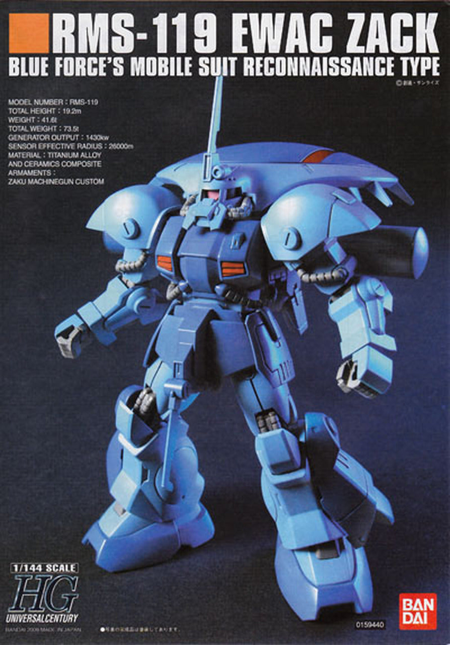 HGUC #96 1/144 RMS-119 EWAC Zack "Mobile Suit Gundam ZZ"