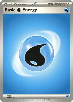 Basic Water Energy 003 SV01 Scarlet & Violet Base Set - Common