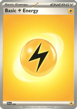 Basic Lightning Energy 004  SV01 Scarlet & Violet Base Set - Common