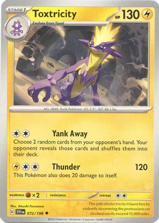 Toxtricity 072/198  SV01 Scarlet & Violet Base Set - Uncommon