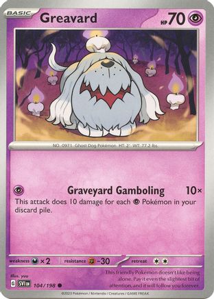 Greavard 104/198  SV01 Scarlet & Violet Base Set - Common