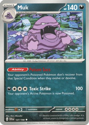 Muk 127/198  SV01 Scarlet & Violet Base Set - Uncommon