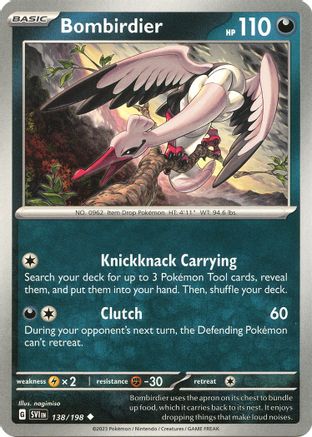 Bombirdier 138/198  SV01 Scarlet & Violet Base Set - Uncommon