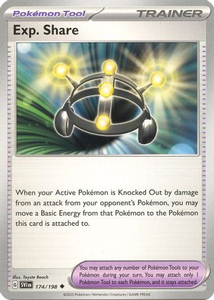 Exp. Share 174/198  SV01 Scarlet & Violet Base Set - Uncommon