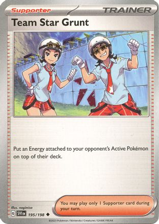 Team Star Grunt 195/198  SV01 Scarlet & Violet Base Set - Uncommon