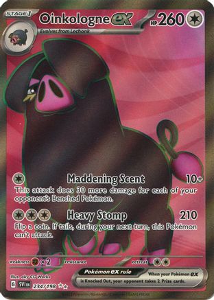 Oinkologne ex 234/198  - Holofoil SV01 Scarlet & Violet Base Set - Ultra Rare