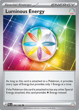 Luminous Energy 191/193  - Reverse Holofoil SV02 Paldea Evolved - Uncommon