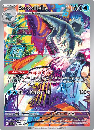 Baxcalibur 210/193  - Holofoil SV02 Paldea Evolved - Illustration Rare