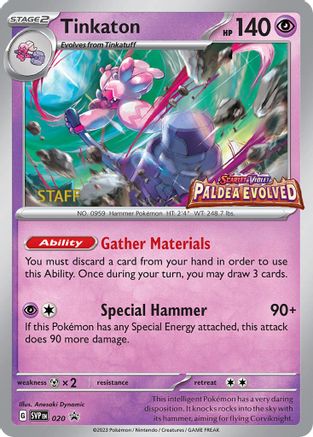 Tinkaton 020  - Holofoil SV Scarlet & Violet Promo Cards - Promo