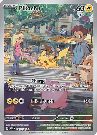 Pikachu 173/165  - Holofoil SV Scarlet & Violet 151 - Illustration Rare