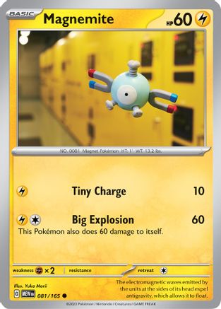 Magnemite 081/165  SV Scarlet & Violet 151 - Common
