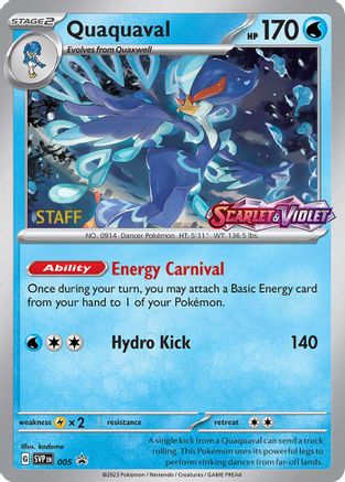 Quaquaval 005  - Holofoil SV Scarlet & Violet Promo Cards - Promo