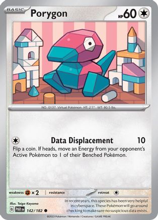 Porygon 142/182  SV04 Paradox Rift - Common
