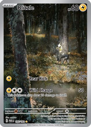 Blitzle 195/182  - Holofoil SV04 Paradox Rift - Illustration Rare