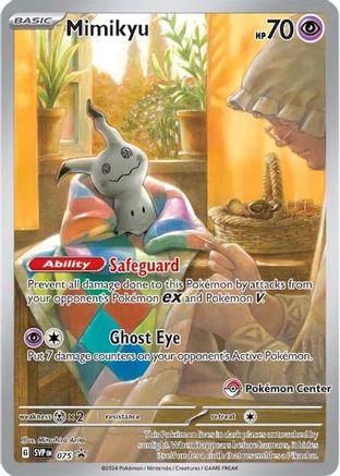 Mimikyu 075  - Holofoil SV Scarlet & Violet Promo Cards - Promo