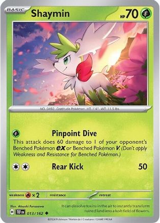 Shaymin 013/162  SV05 Temporal Forces - Uncommon