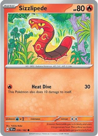 Sizzlipede 036/162  SV05 Temporal Forces - Common