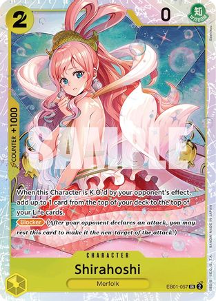 Shirahoshi (EB01-057) - Extra Booster: Memorial Collection Foil