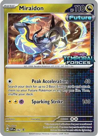 Miraidon 092  - Holofoil SV Scarlet & Violet Promo Cards - Promo
