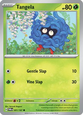 Tangela 001/167  SV06 Twilight Masquerade - Common