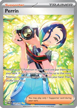 Perrin 220/167  - Holofoil SV06 Twilight Masquerade - Special Illustration Rare