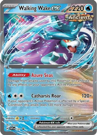 Walking Wake ex 127 - Holofoil SV Scarlet & Violet Promo Cards - Promo