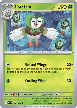 Dartrix 004/064  SV Shrouded Fable - Common