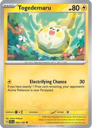 Togedemaru 054/142  SV07 Stellar Crown - Uncommon