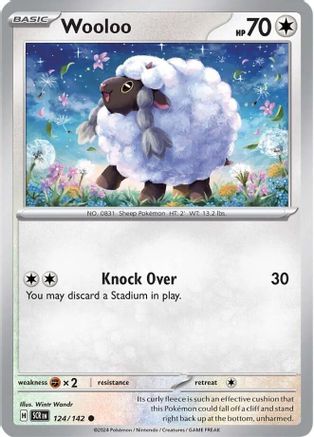 Wooloo 124/142  SV07 Stellar Crown - Common