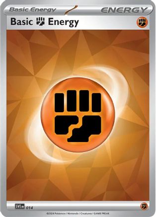 Basic Fighting Energy 014  SV07 Stellar Crown - Common