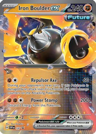 Iron Boulder ex 147  - Holofoil SV Scarlet & Violet Promo Cards - Promo
