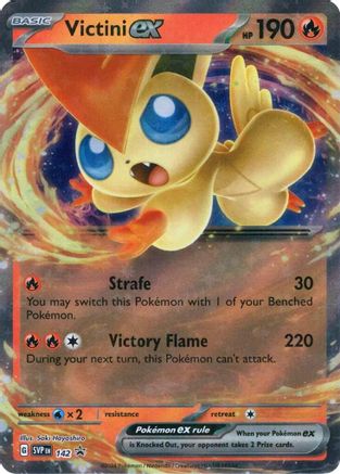 Victini ex 142  - Holofoil SV Scarlet & Violet Promo Cards - Promo