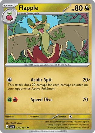 Flapple 139/191 SV08 Surging Sparks - Uncommon