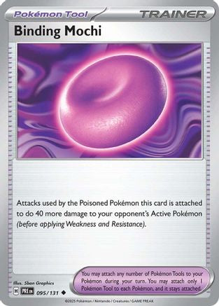 Binding Mochi 095/131  - Reverse Holofoil SV Prismatic Evolutions - Uncommon