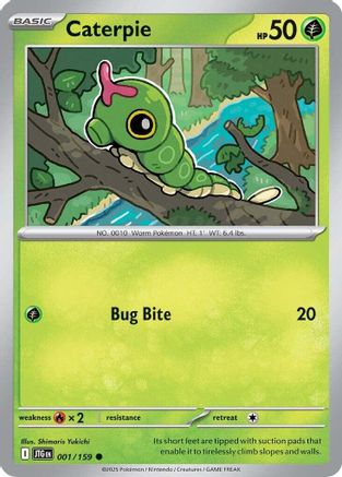 Caterpie 001/159 SV09 Journey Together - Common