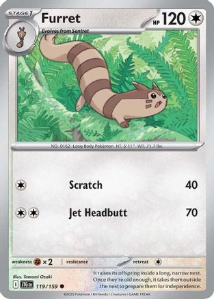 Furret 119/159  SV09 Journey Together - Common