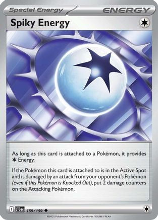 Spiky Energy 159/159 - Reverse Holofoil SV09 Journey Together - Uncommon
