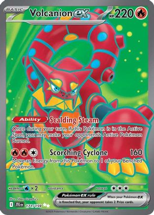 Volcanion ex 171/159  - Holofoil SV09 Journey Together - Ultra Rare