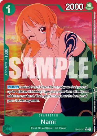 Nami (Alternate Art) (EB02-017) - Extra Booster: Anime 25th Collection Foil