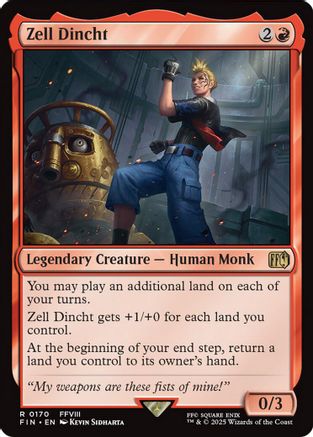 Zell Dincht (FIN-170) - FINAL FANTASY Foil