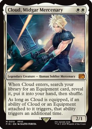 Cloud, Midgar Mercenary (FIN-010) - FINAL FANTASY Foil