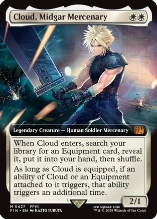 Cloud, Midgar Mercenary (Extended Art) (FIN-427) - FINAL FANTASY