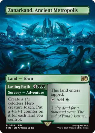 Zanarkand, Ancient Metropolis (Borderless) (FIN-314) - FINAL FANTASY Foil