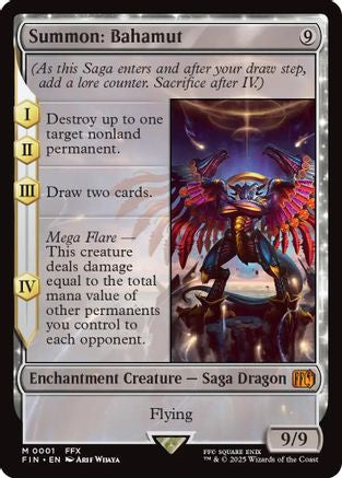 Summon: Bahamut (FIN-001) - FINAL FANTASY Foil