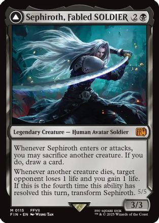 Sephiroth, Fabled SOLDIER (FIN-115) - FINAL FANTASY Foil