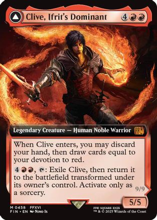 Clive, Ifrit's Dominant (Extended Art) (FIN-458) - FINAL FANTASY