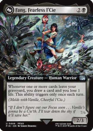 Fang, Fearless l'Cie (Extended Art) (FIN-446) - FINAL FANTASY Foil