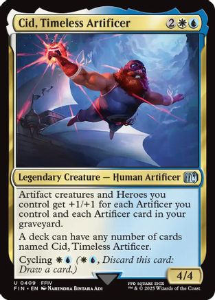 Cid, Timeless Artificer (0409) (FIN-409) - FINAL FANTASY Foil